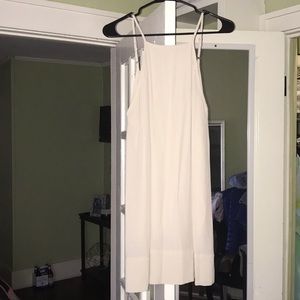 Nude shift dress
